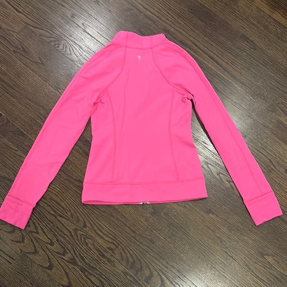 Juniors Pink Geometric Jacket by Ivivva- size 12 - Picture 6 of 10